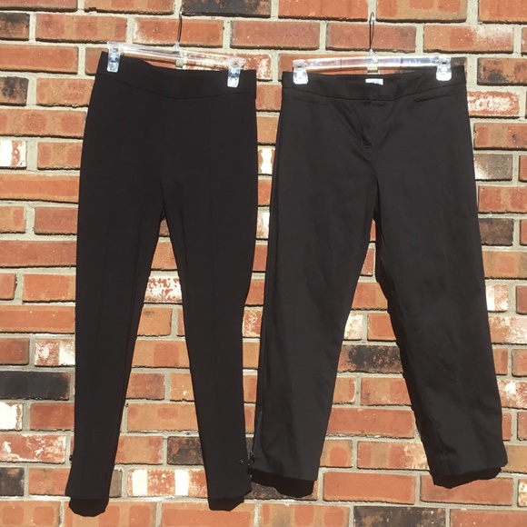 2 pair of black Pants, size 8: by Cache - Picture 2 of 13